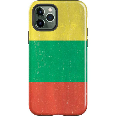 Lithuania Flag Distressed iPhone 12 Pro Max Impact Case